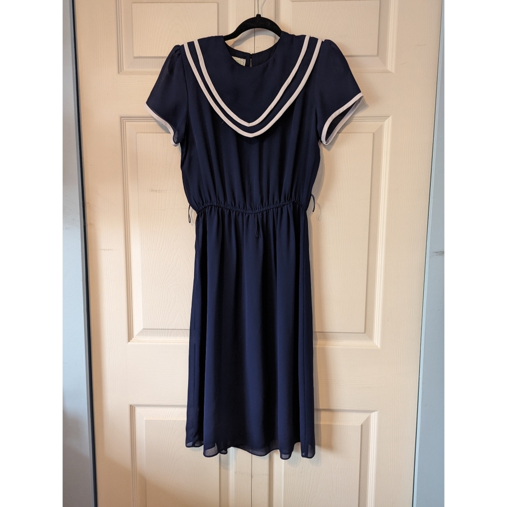 LAST CALL! Vintage Emerald Street California Nautical Dress - Picture 2 of 11